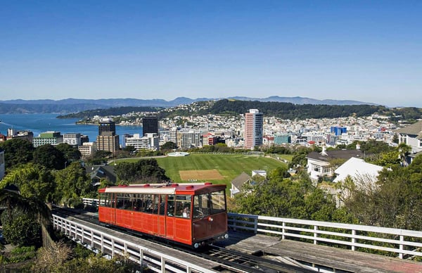 Cable Car Gardens - Wellington, New Zealand