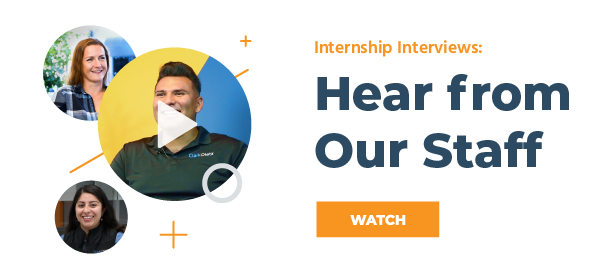 Watch our internship interviews: Hear from Our Staff