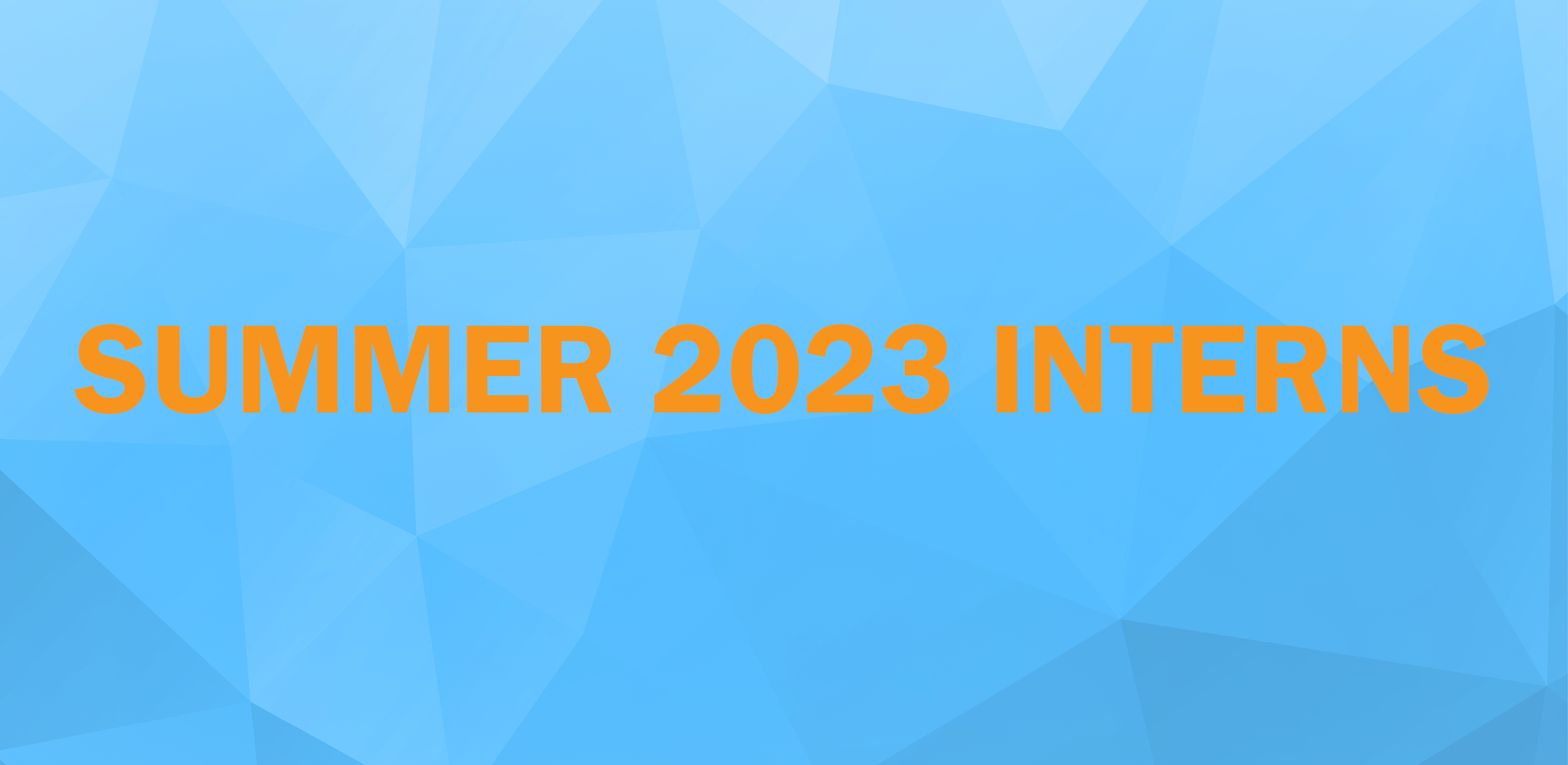 Meet our Summer 2023 Interns